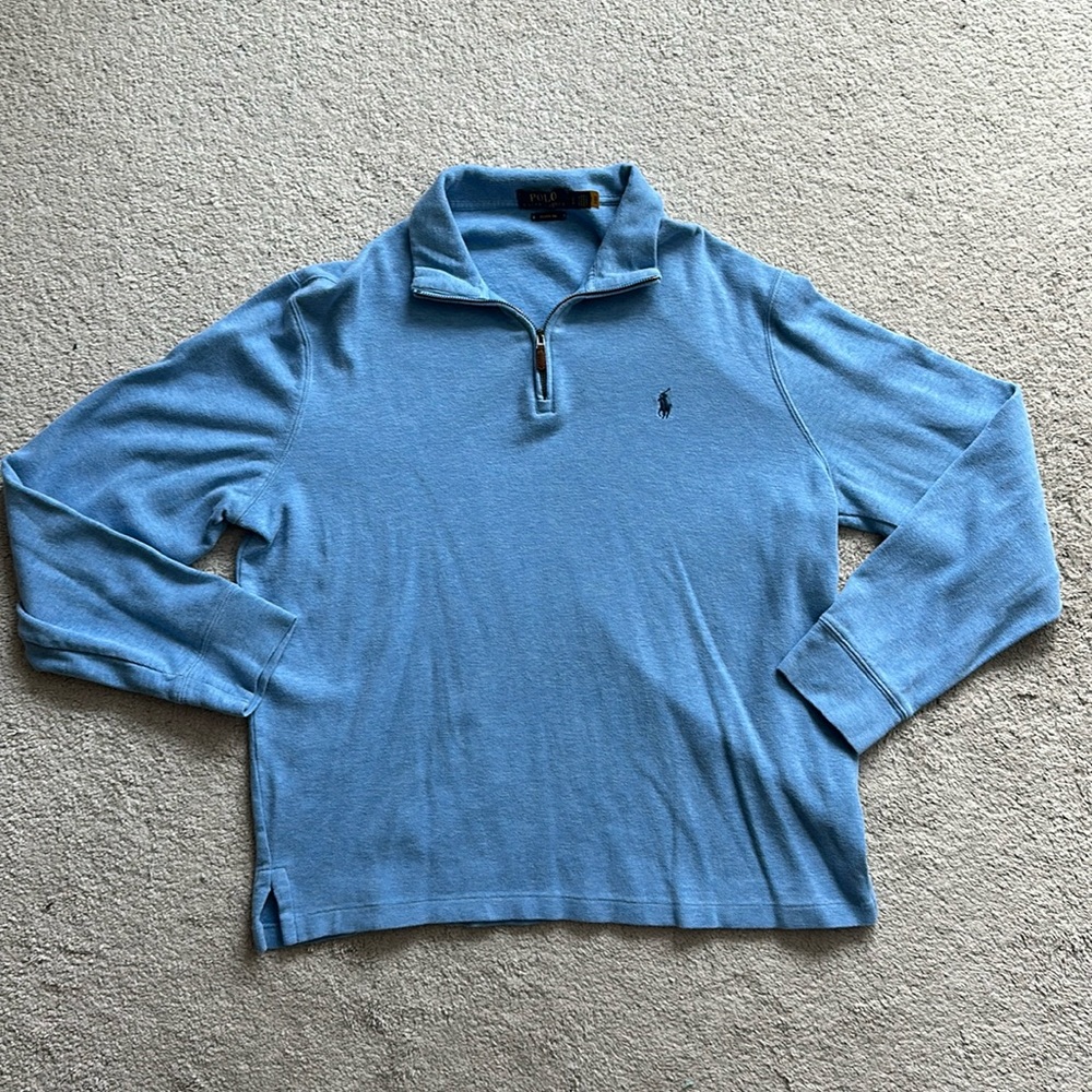 Ralph Lauren Quarter Zip Blue